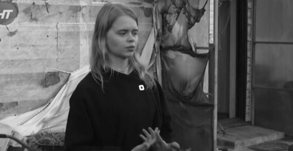 Кадр из видеосюжета Новгородского областного телевидения Кадр из видеосюжета Новгородского областного телевидения